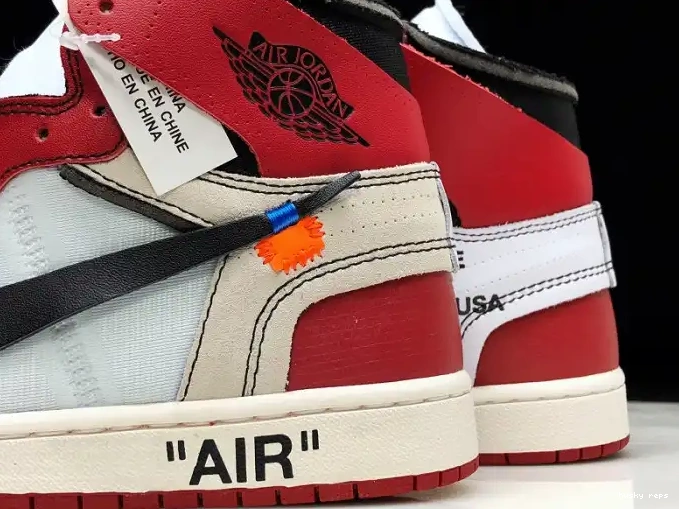 Cheap Husky Ten Off-White Retro Jordan Chicago Air 1 AA3834-101 The 0512